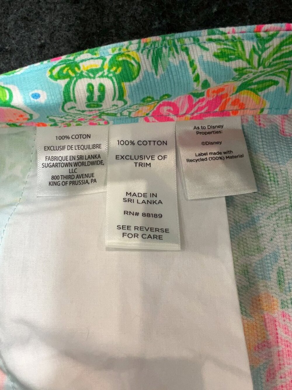 Lilly Pulitzer Size 14 Disney Scalloped Shorts 💚 - Picture 5 of 5